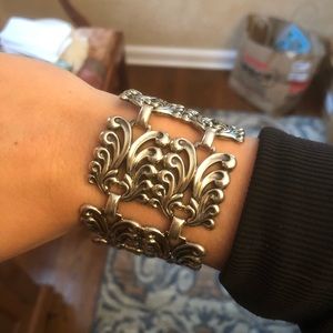 Handmade Antique Sterling Silver Bracelet